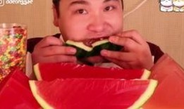 榆次网红阿呆岳旺吃瓜,吃瓜群众的美食之旅